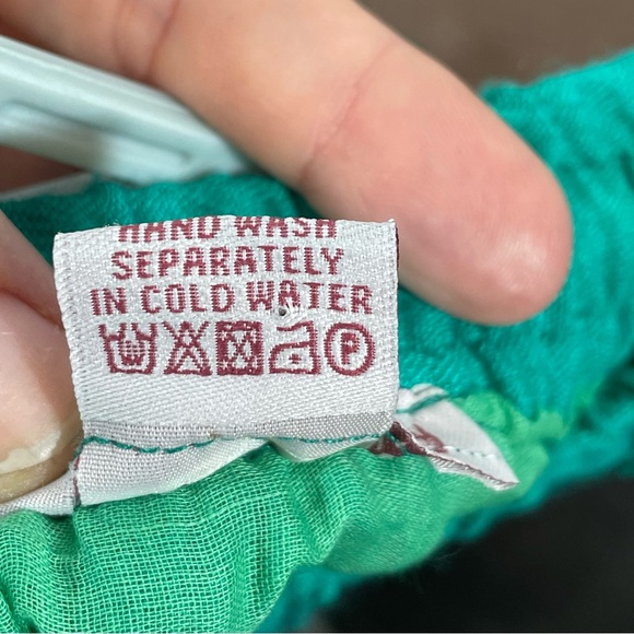 NWOT-ROYAL PAISLEY WOMEN'S GREEN & BLUE EMBROIDERED SKIRT-M - Picture 12 of 12